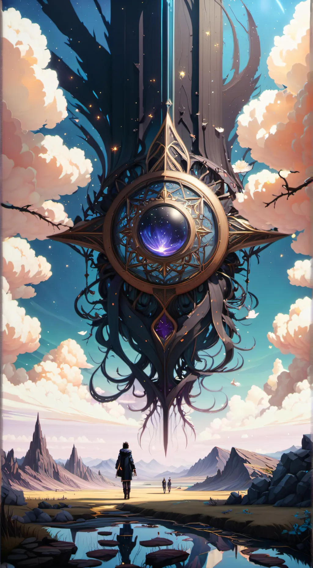 ai character: the wonder eye background