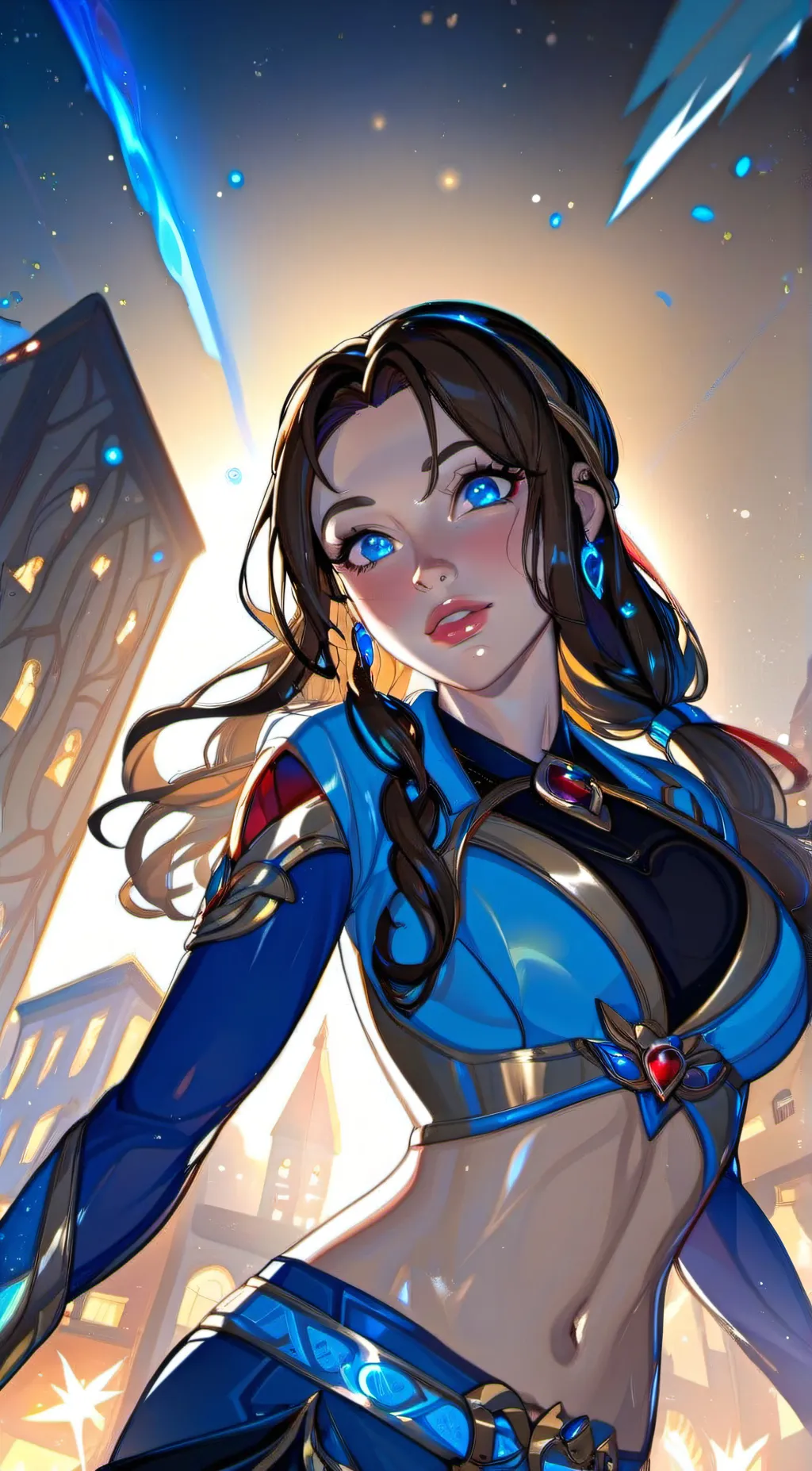 ai character: Michelle  background