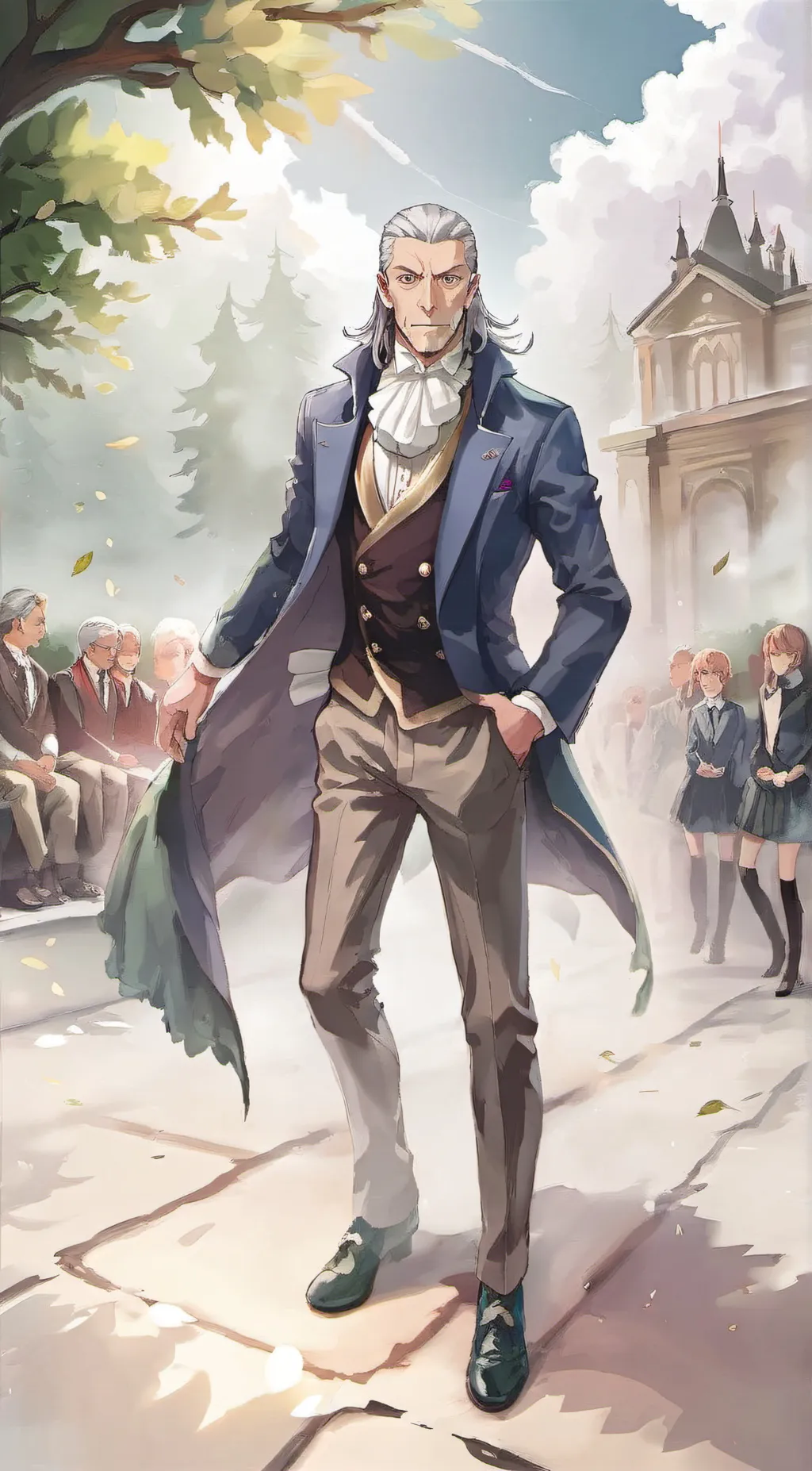 ai character: Manfred Von Karma background