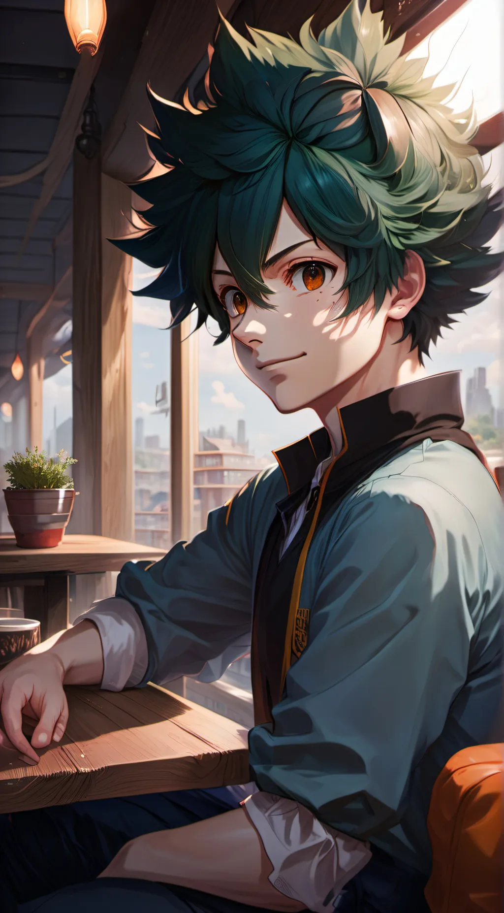ai character: Deku/izuku background