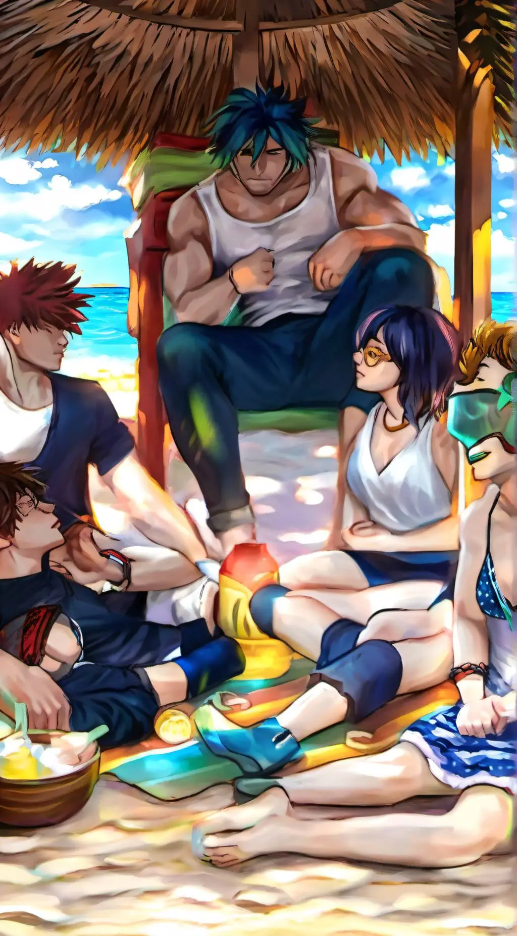 Talkie AI - Chat with MHA beach day!!!