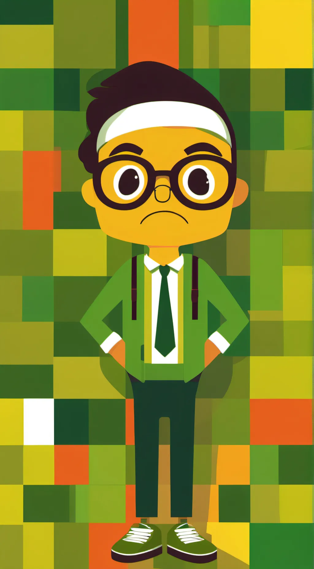 ai character: NERD background