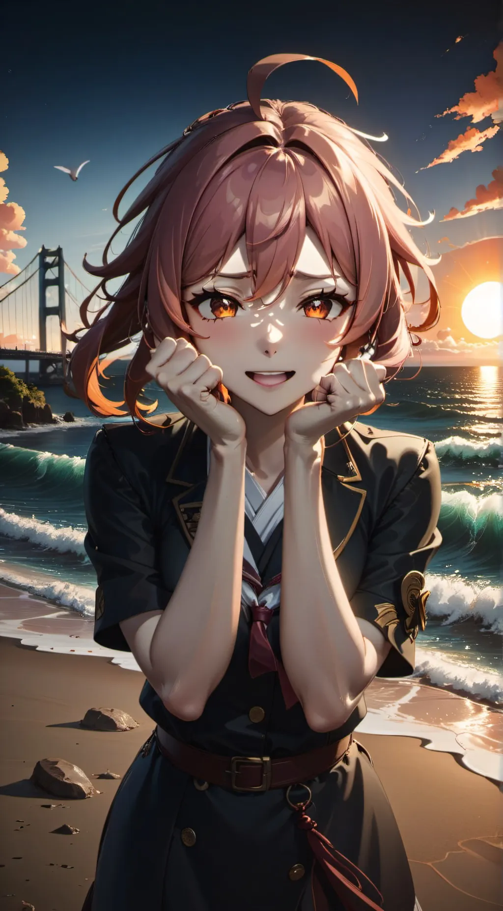 ai character: Harmony background