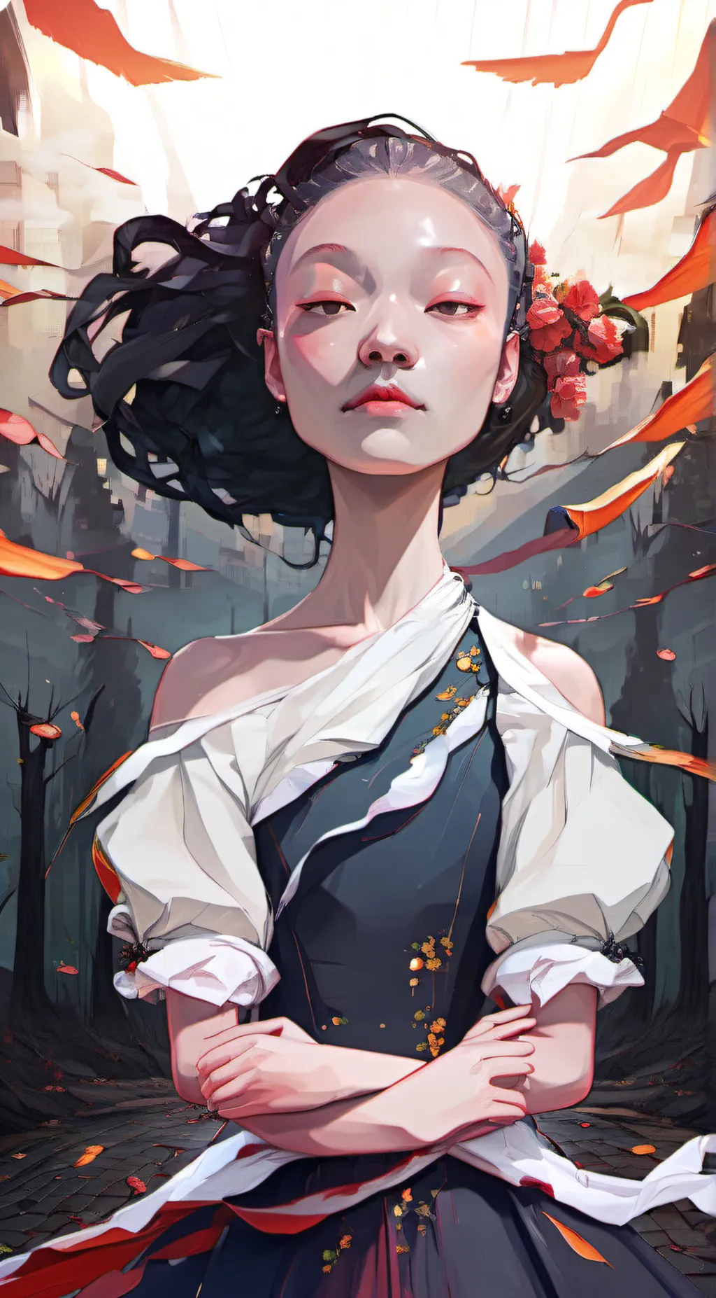 ai character: Lily background