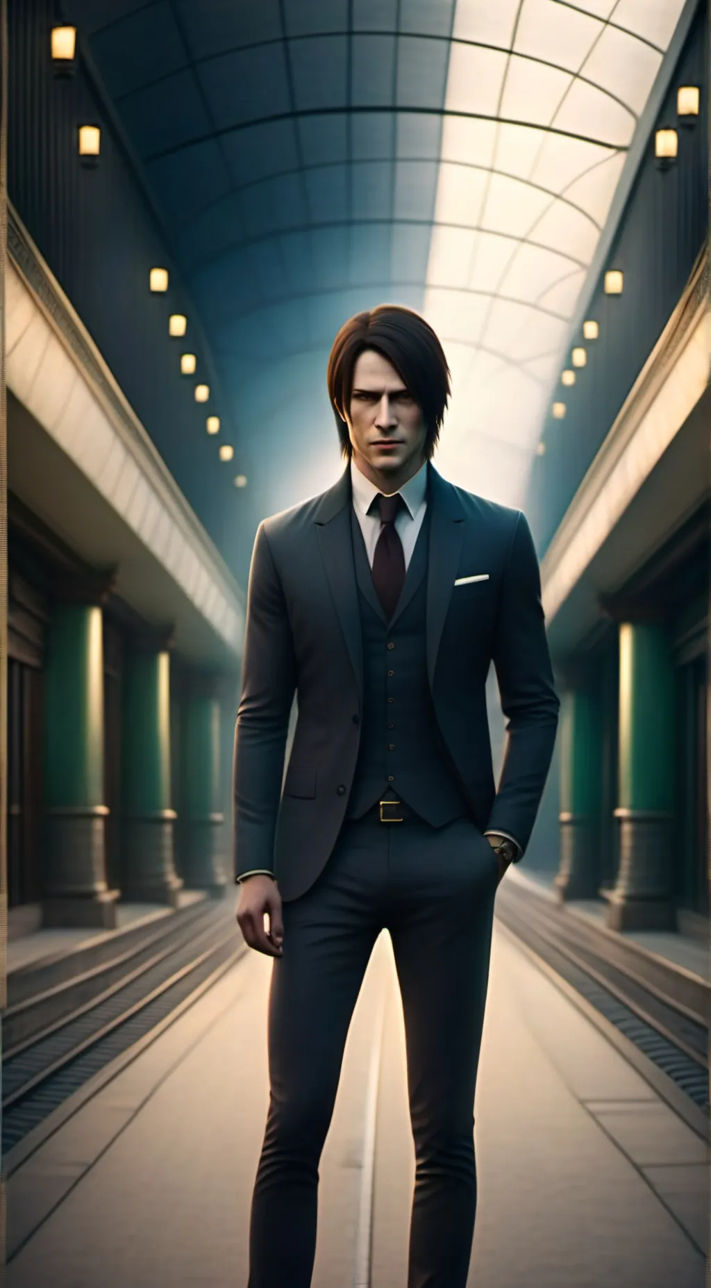 ai character: leon kennedy background