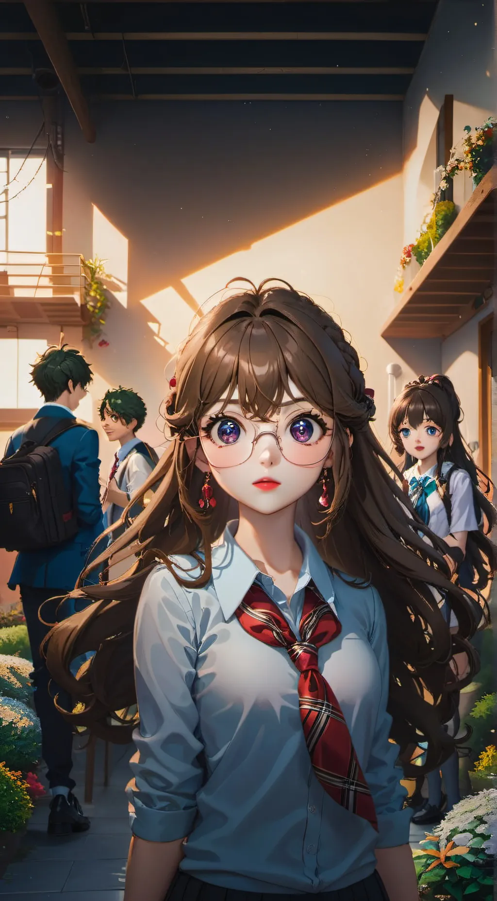 ai character: Alinéa  background