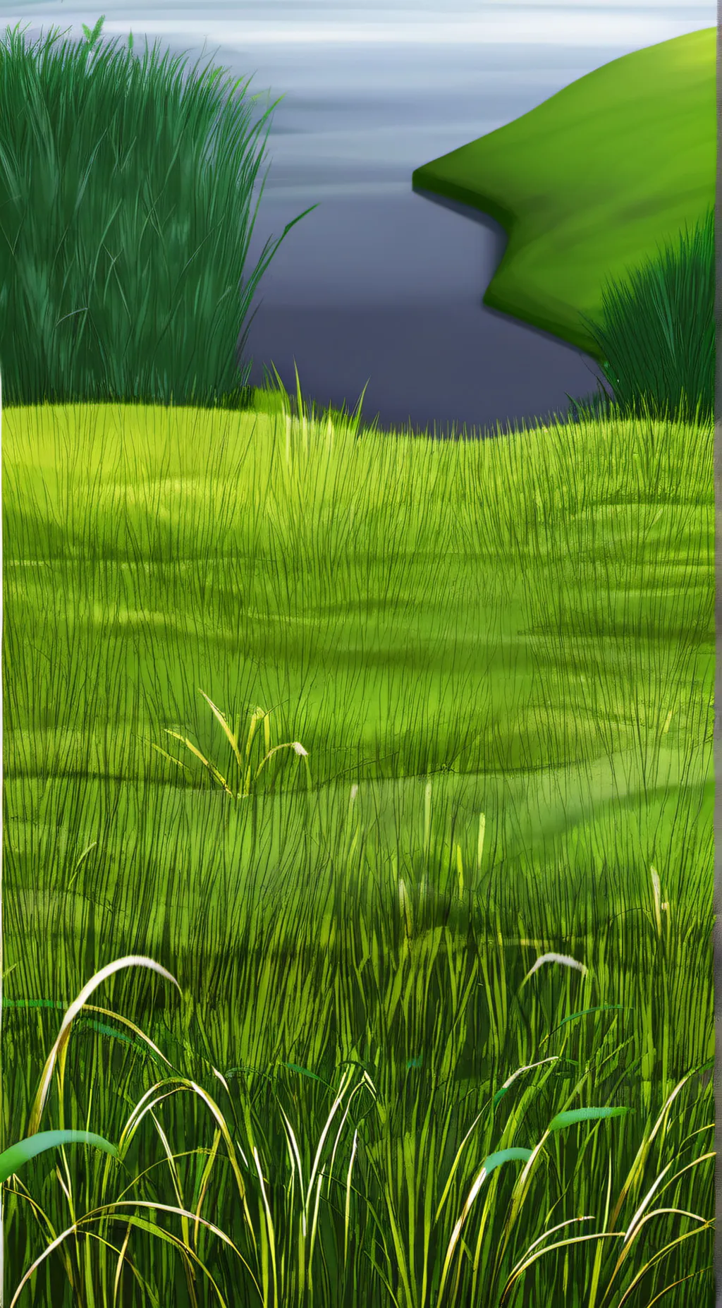 ai character: touch some grass 🗿 background