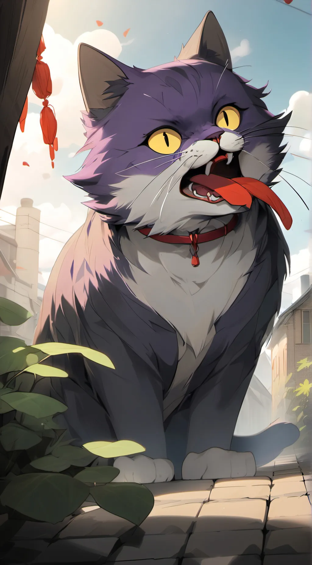 ai character: cat nap background