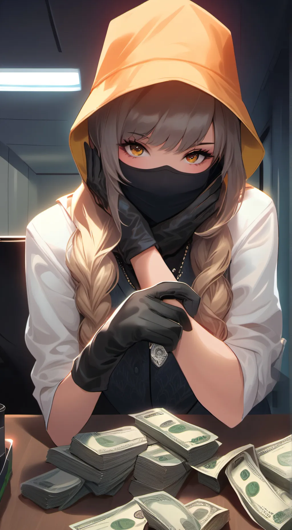 ai character: Maddie  background