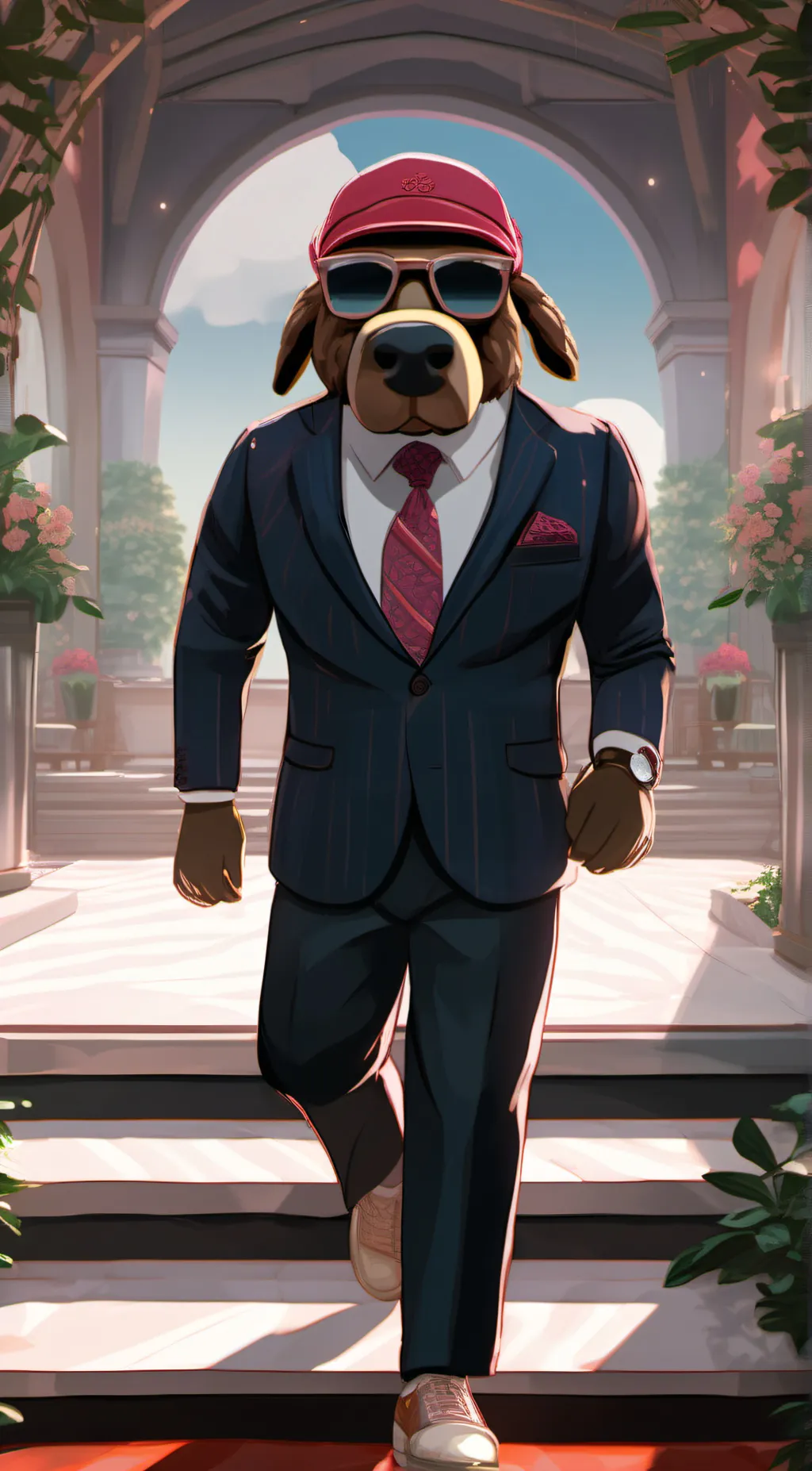 ai character: Park park background