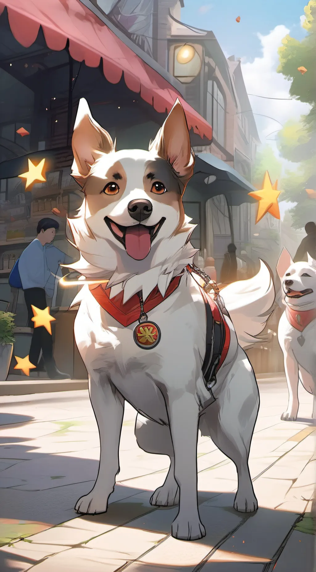 ai character: Cosmo  background