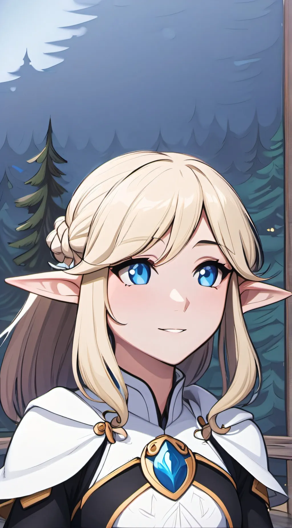 ai character: Flora  background