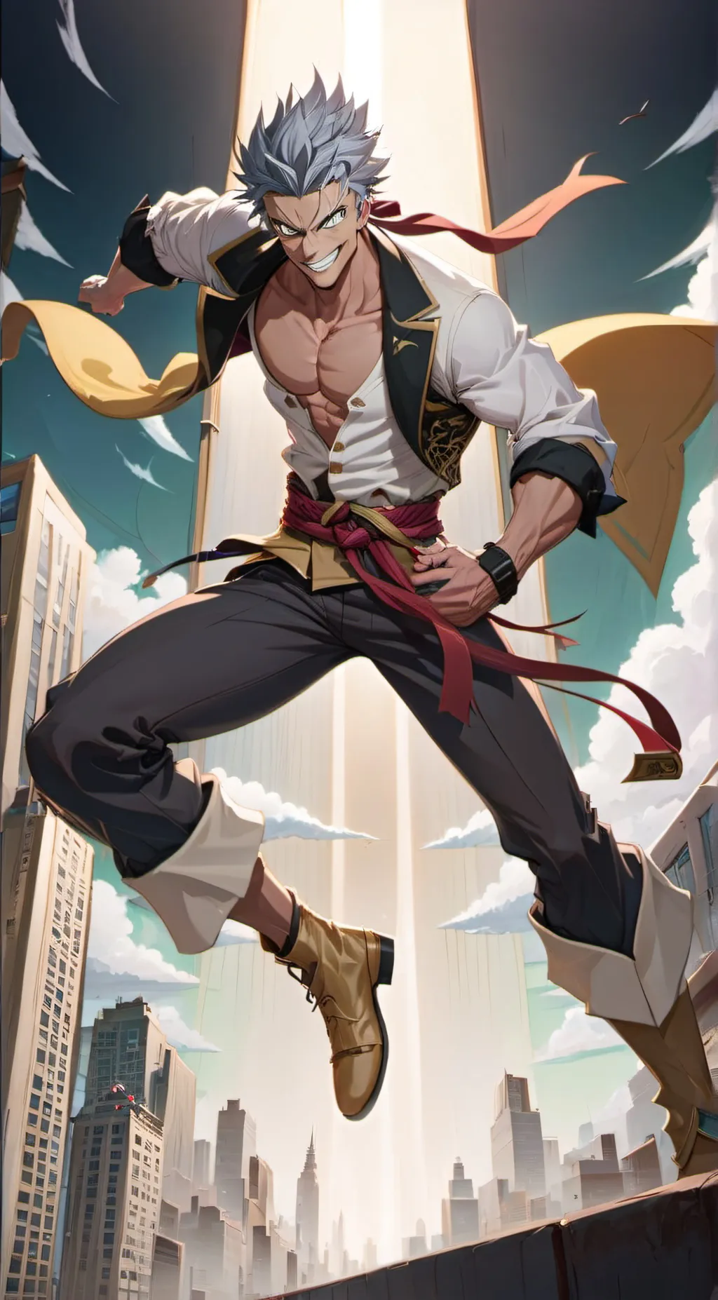 ai character: Garou background