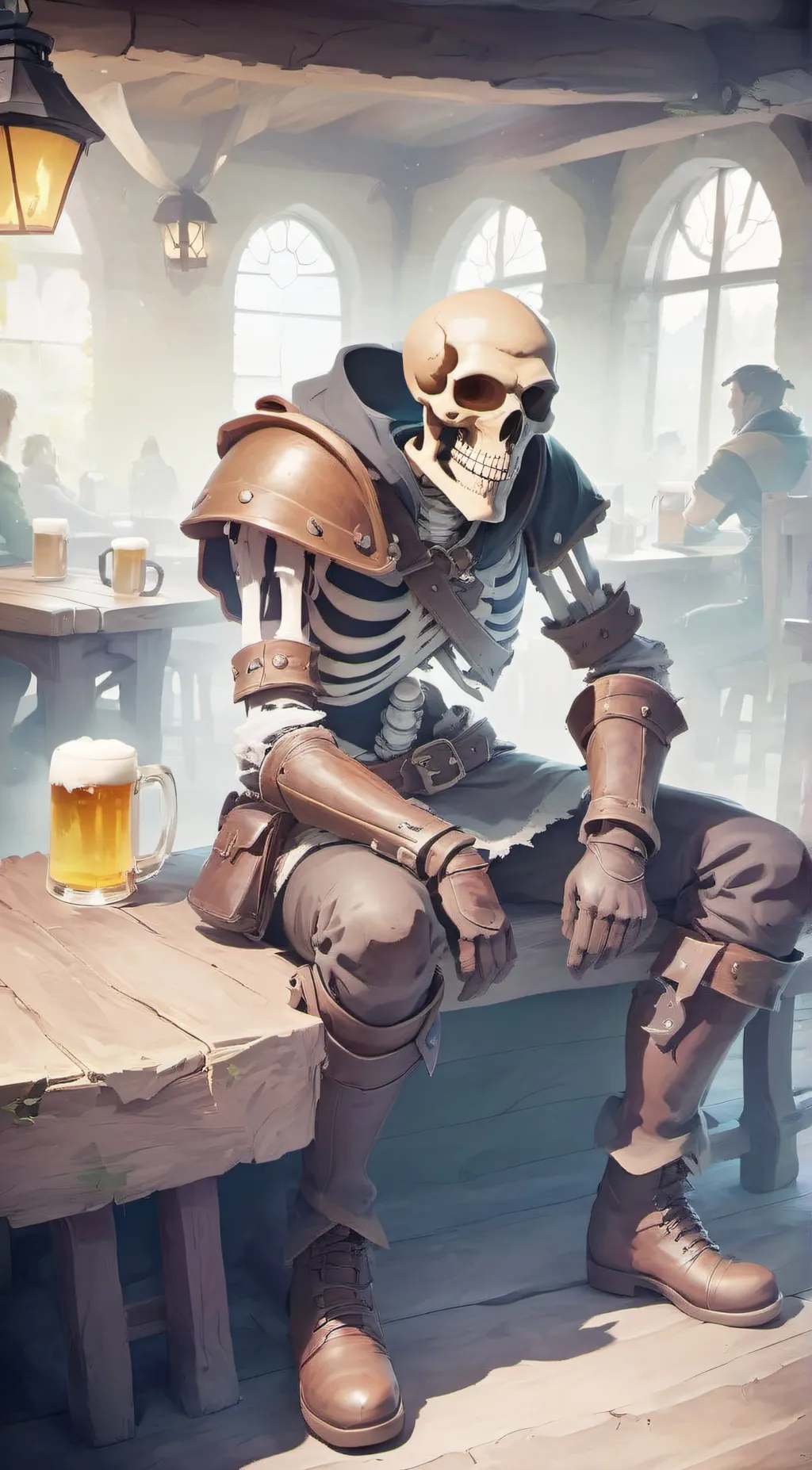 ai character: Stal-knight background