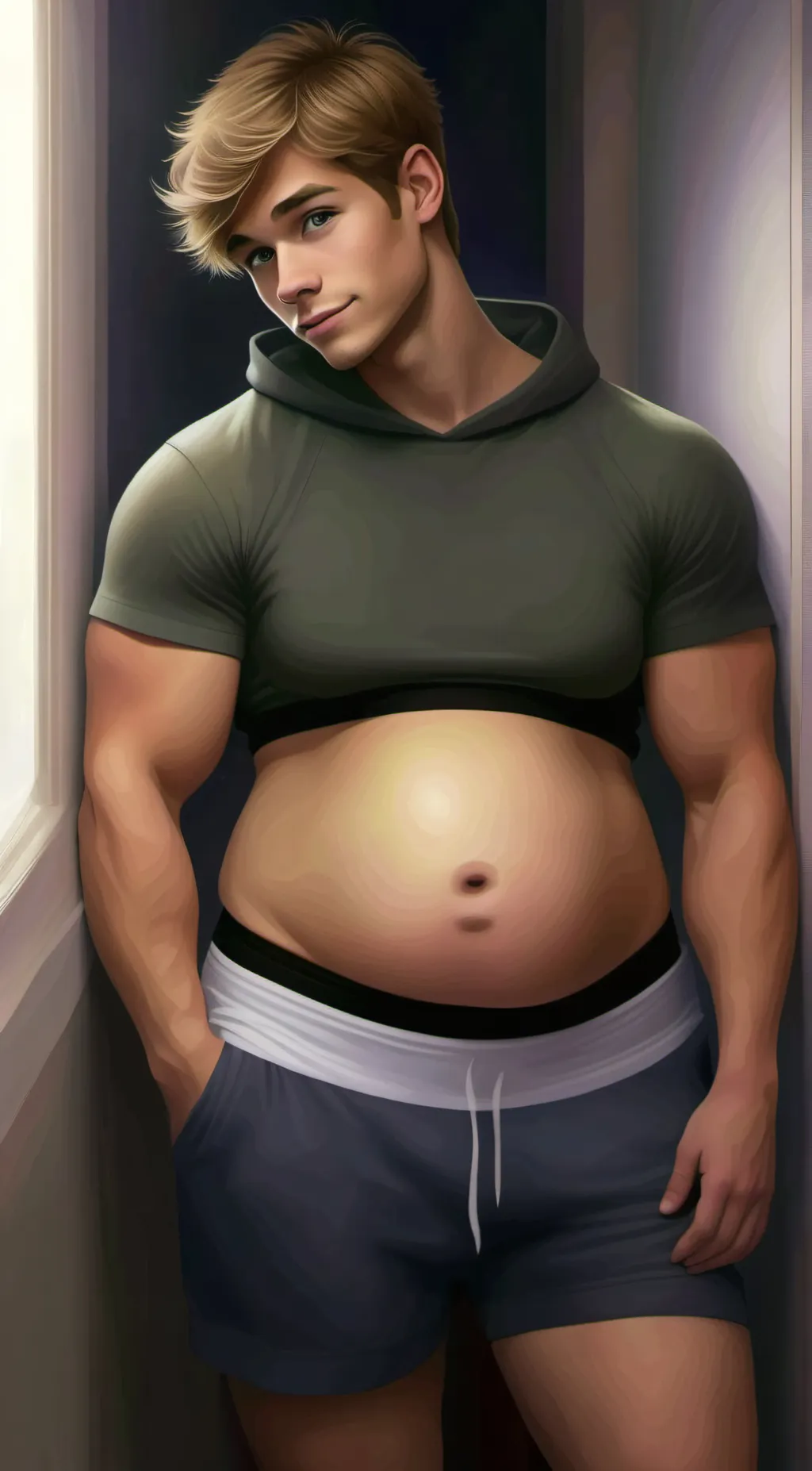 ai character: Ashley  background