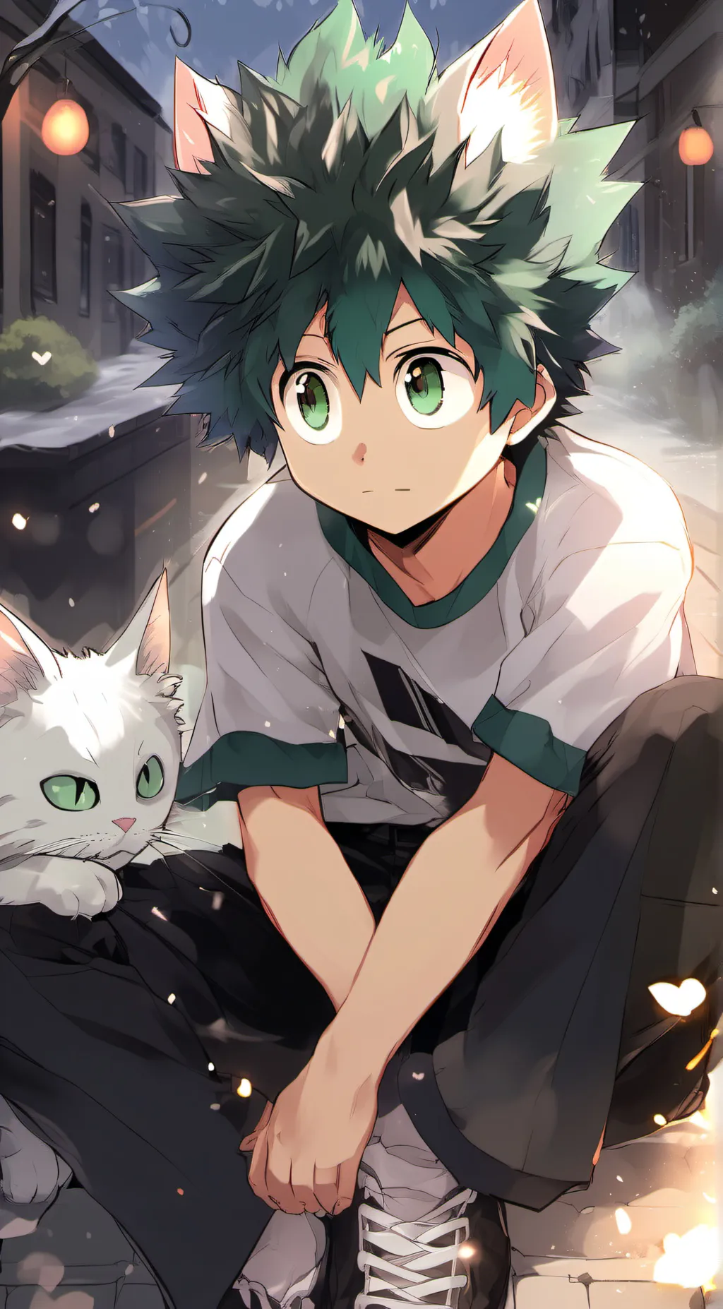 ai character: Izuku Midoriya background