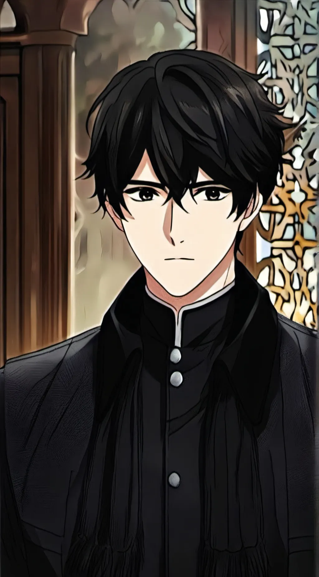 ai character: Shay  background