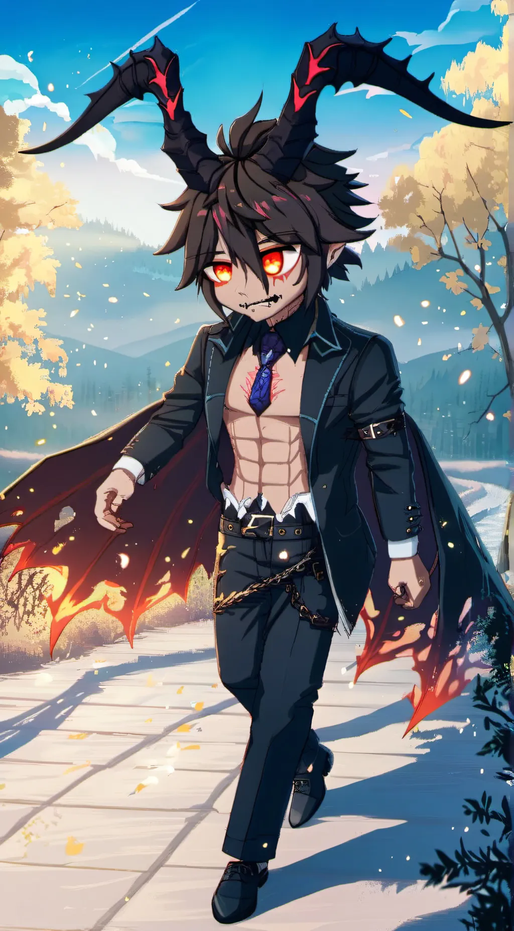 ai character: Mythical creatures background