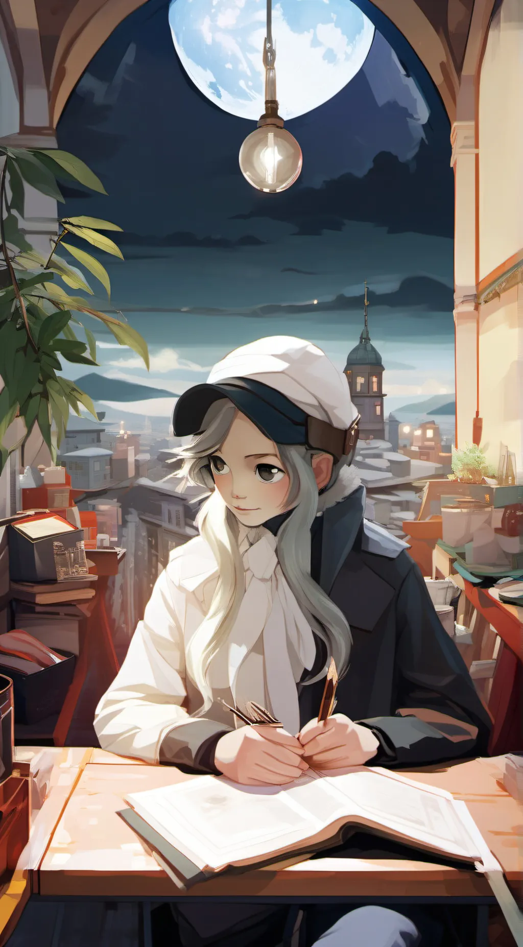 ai character: Skille  background