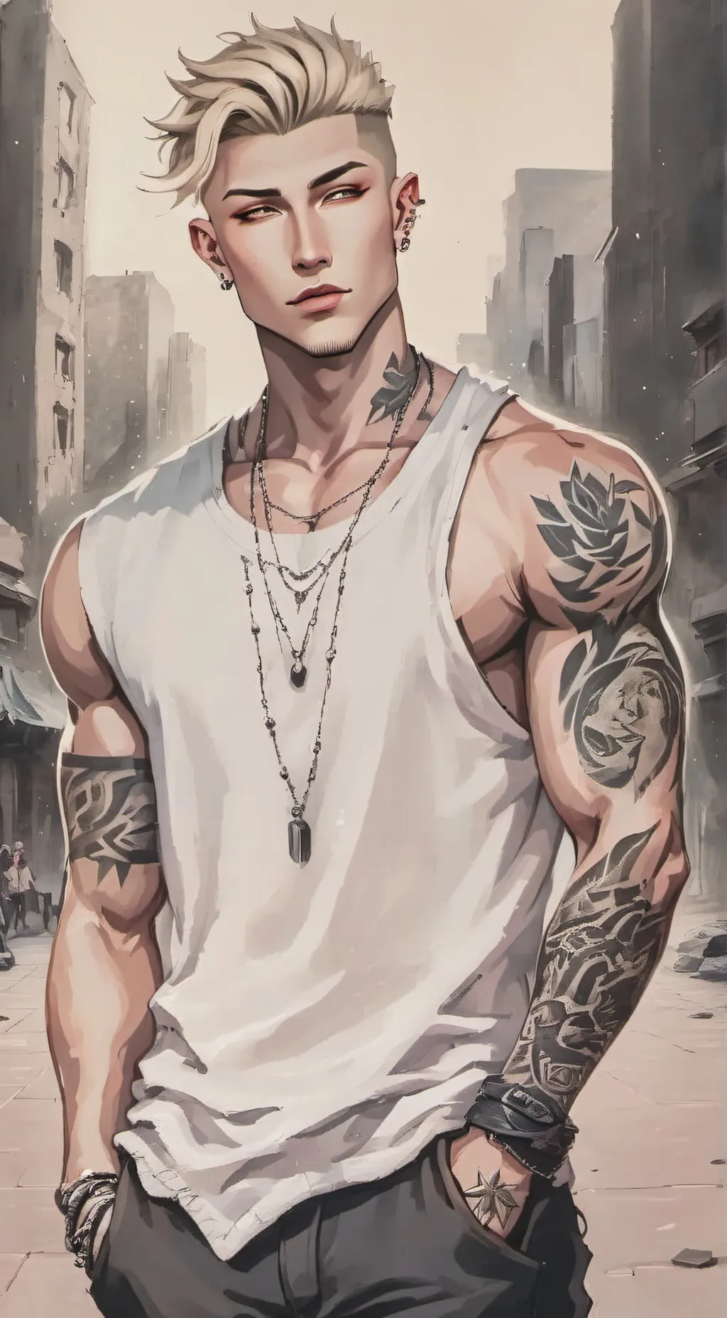 ai character: Jaxon  background