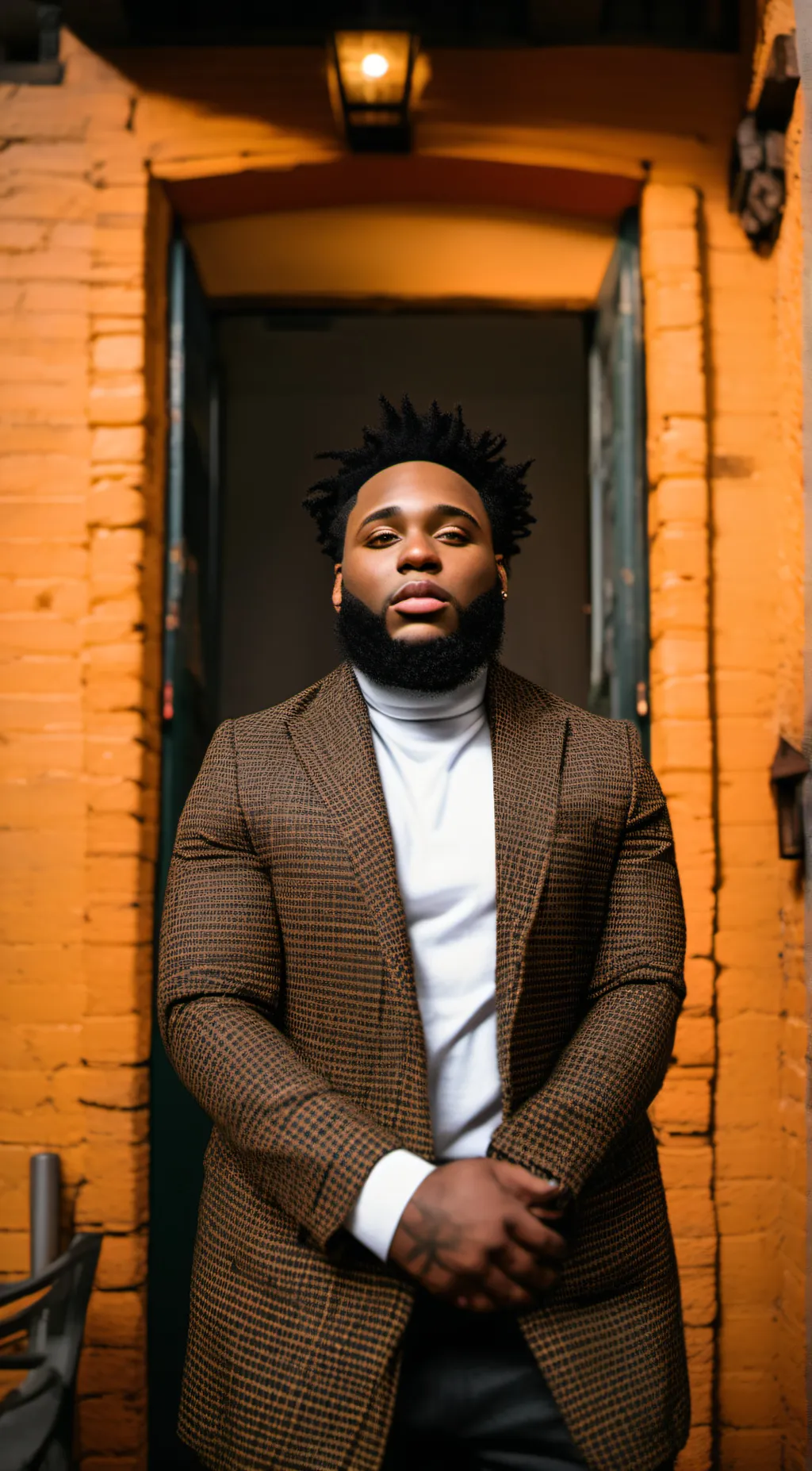 ai character: Broadway background