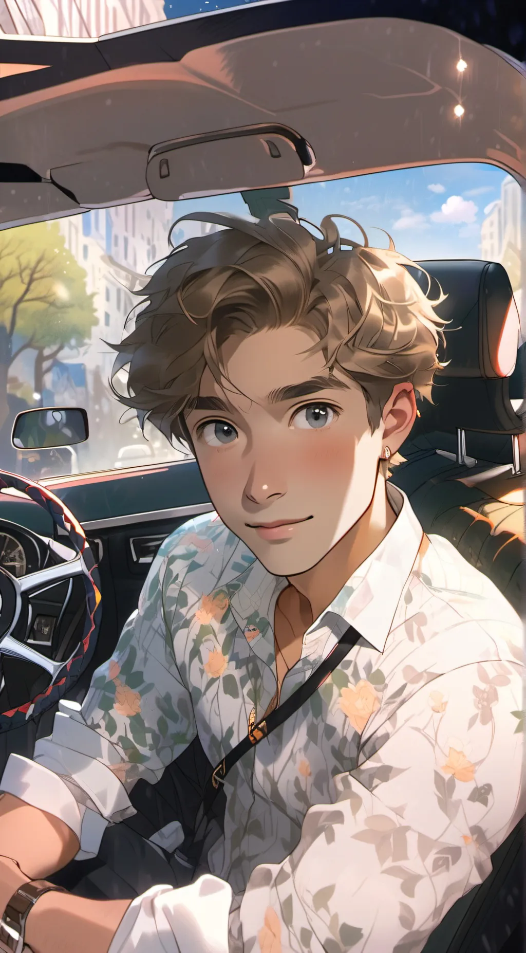 ai character: Your Uber Driver background