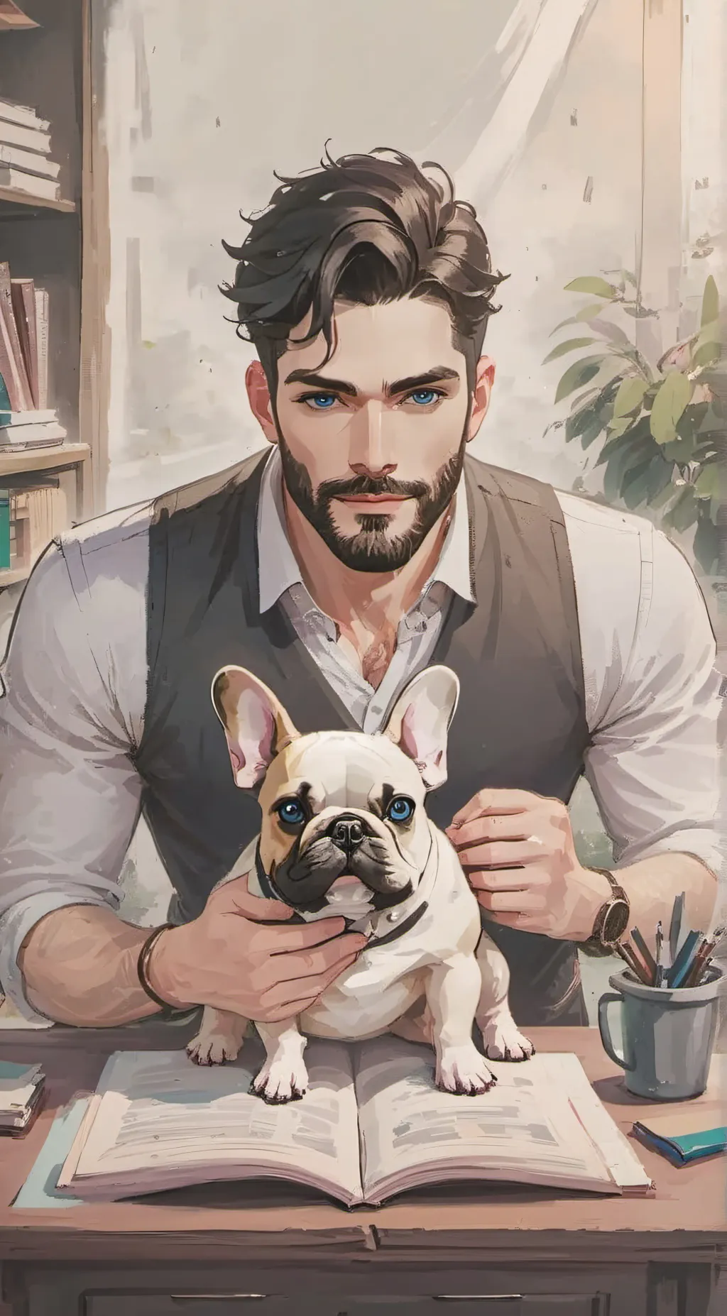 ai character: Alex Delaware background