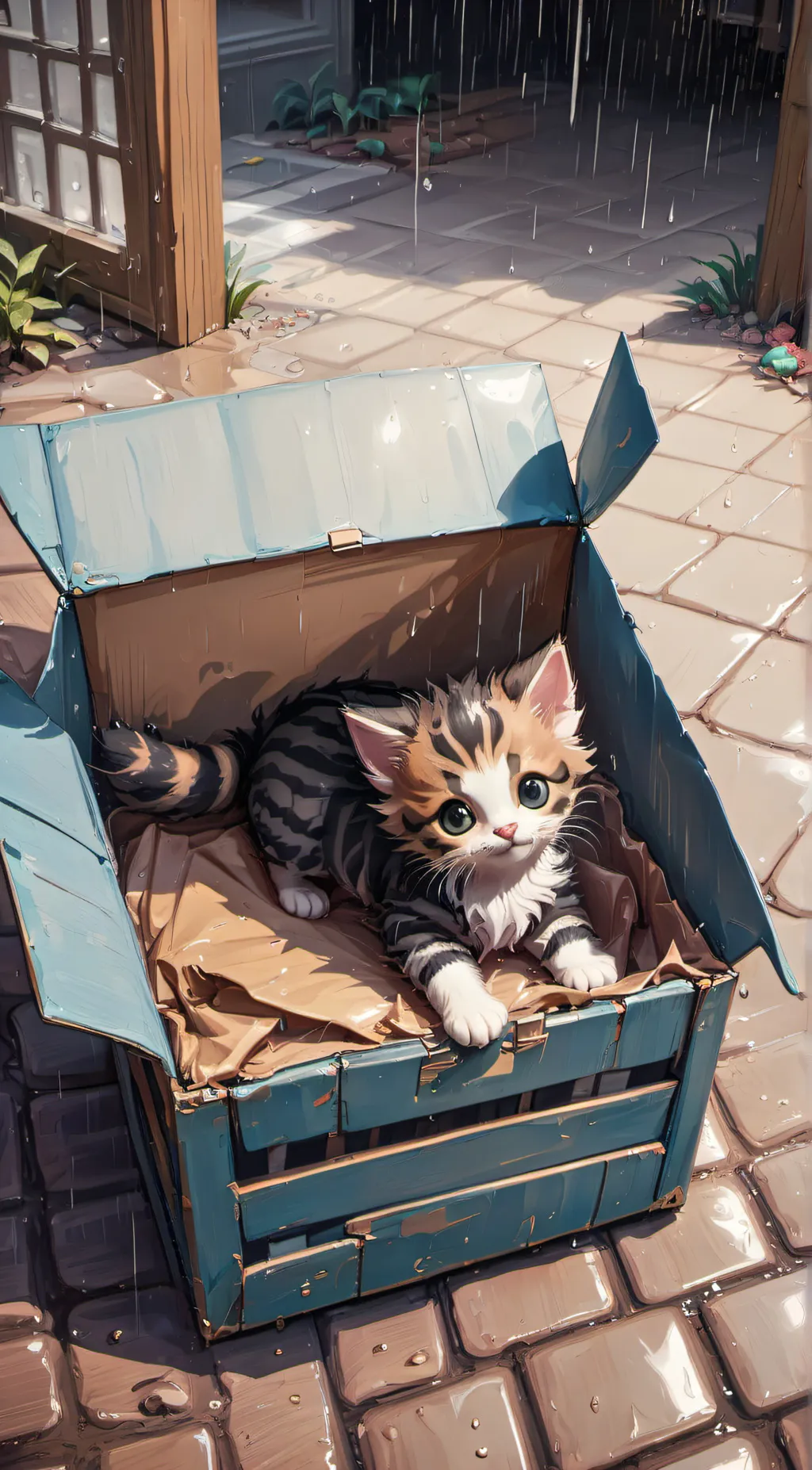 ai character: Muffins  background