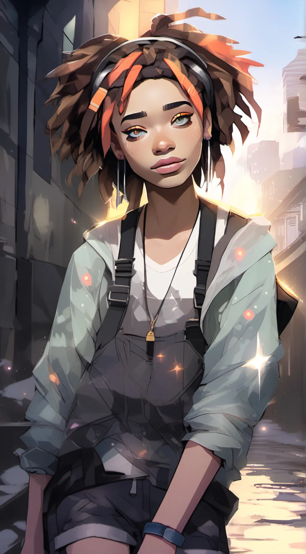 ai character: Ash background