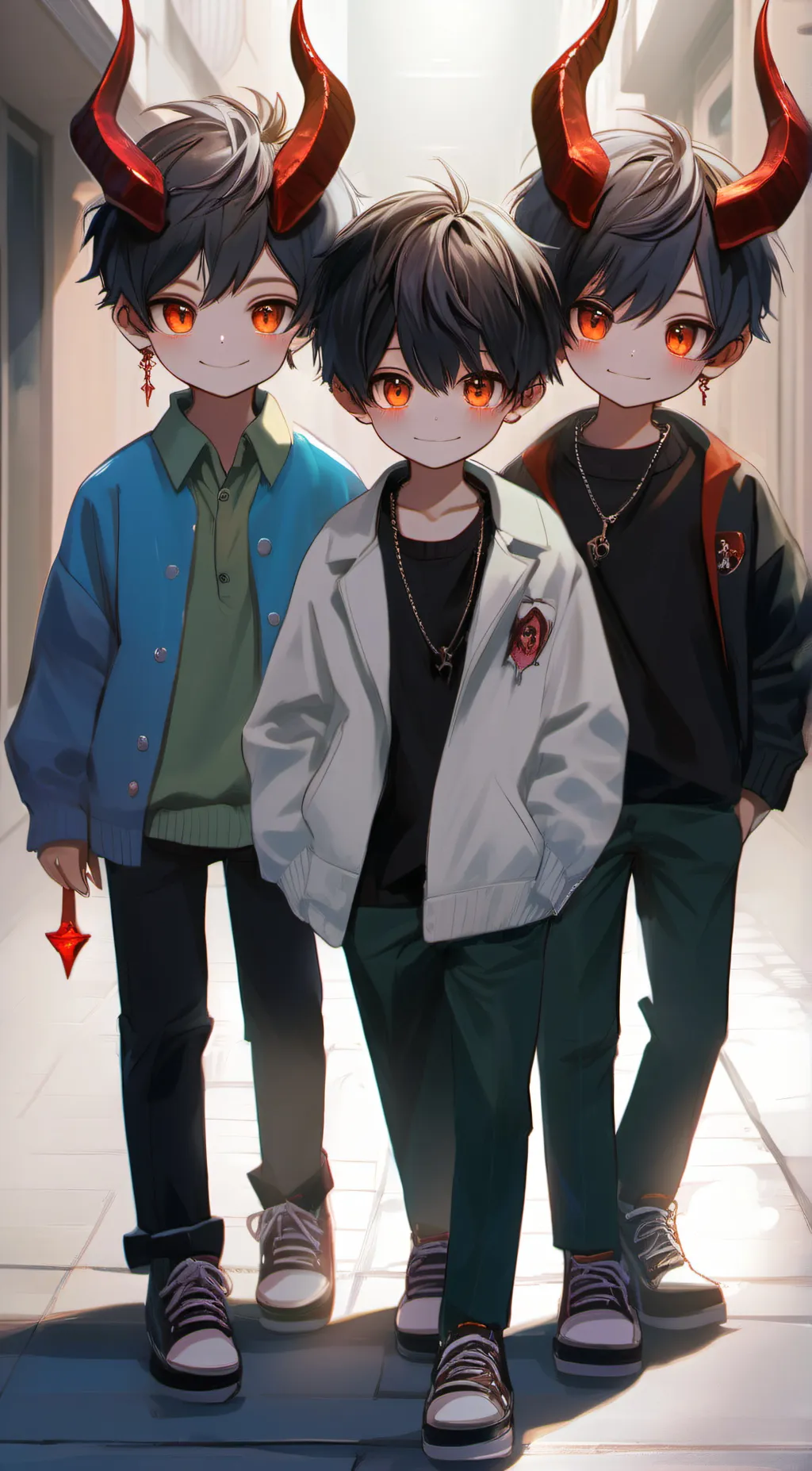 ai character: Leon,Hk,Frost background