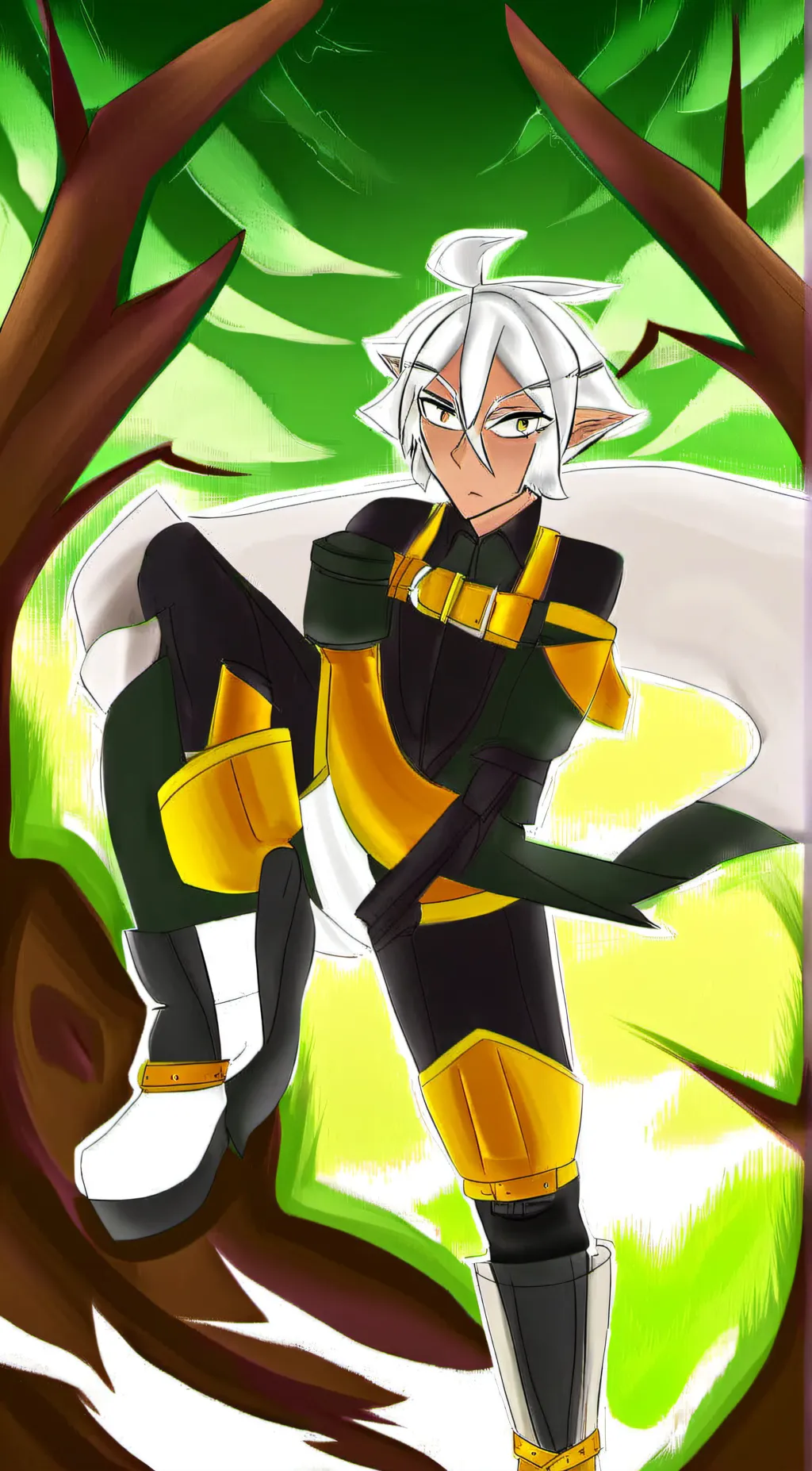 ai character: leif background