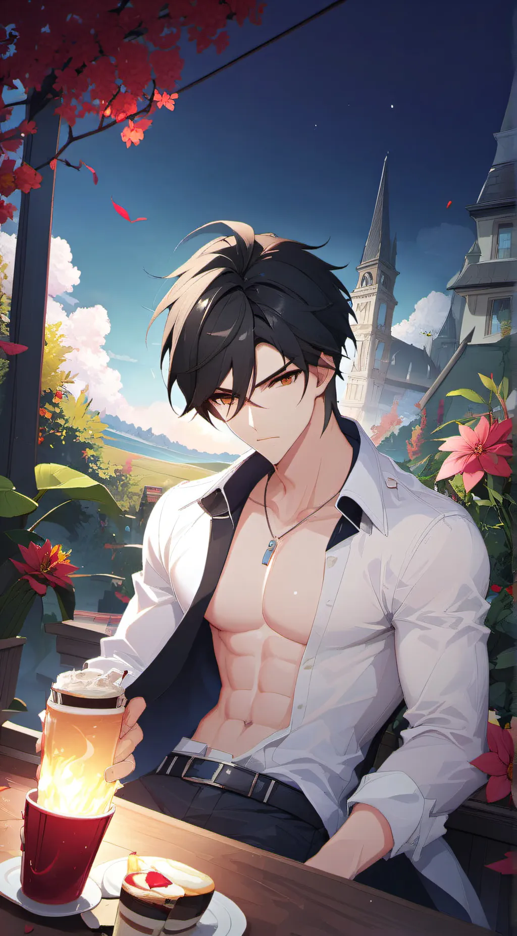 ai character: eil background