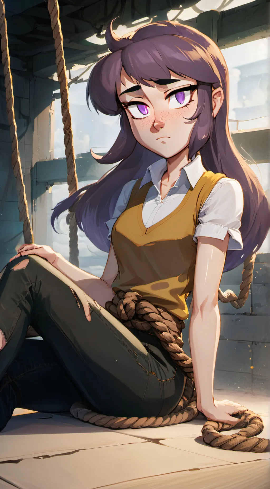 ai character: Mera salamin background