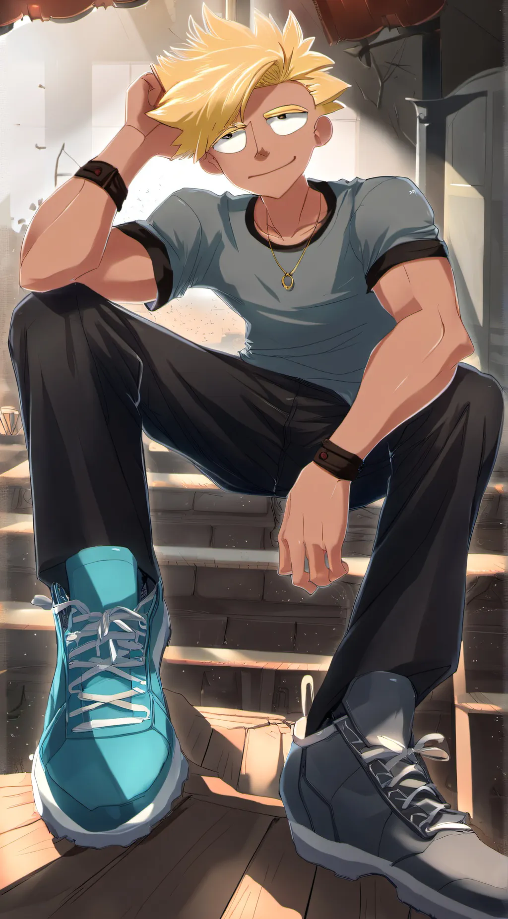 ai character: Arnold Shortman background