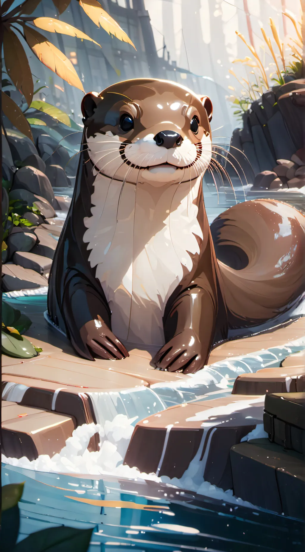 ai character: Otter background