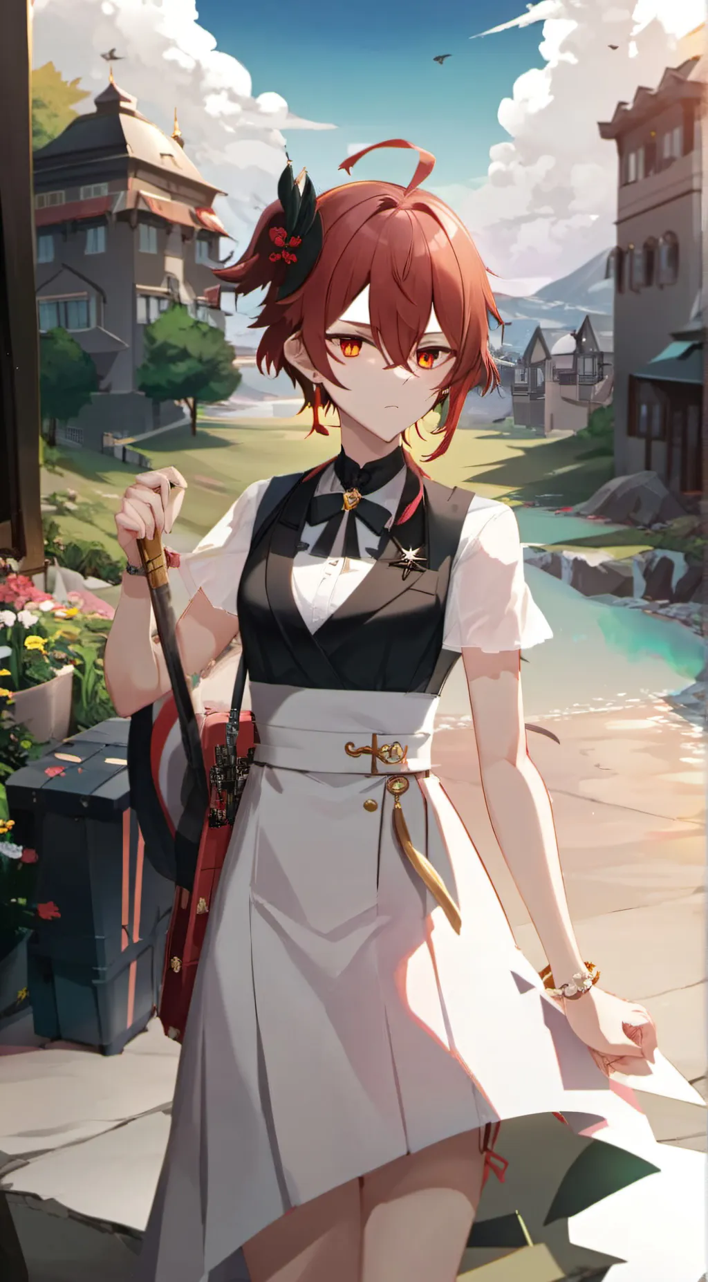 ai character: sarah background