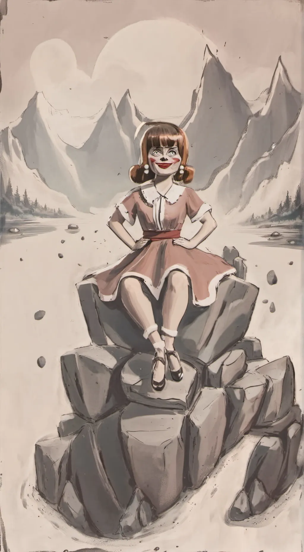 ai character: Annabelle  background