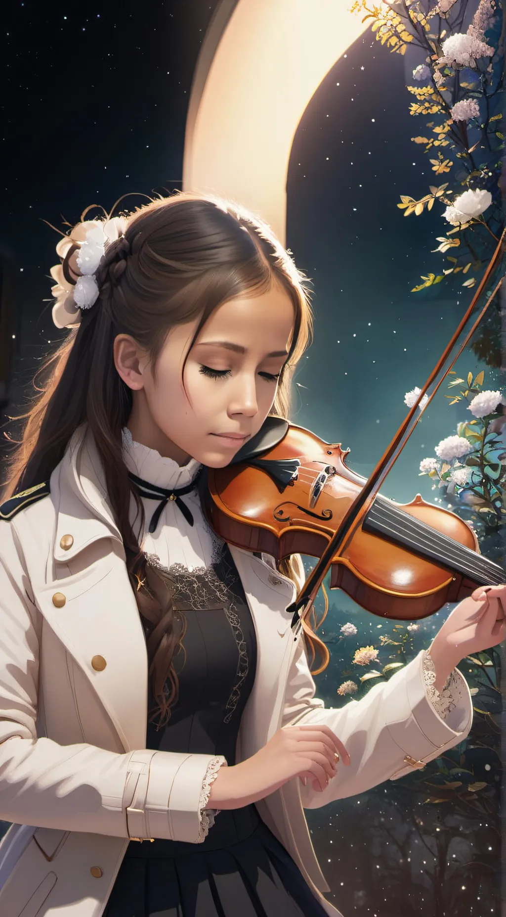 ai character: viola background