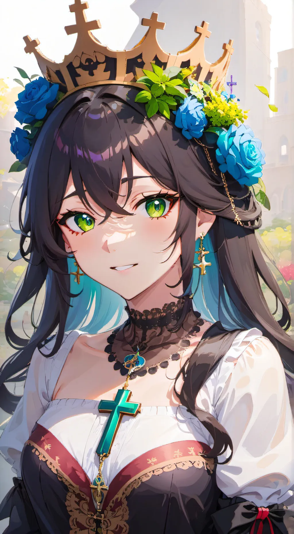 ai character: vynx  background