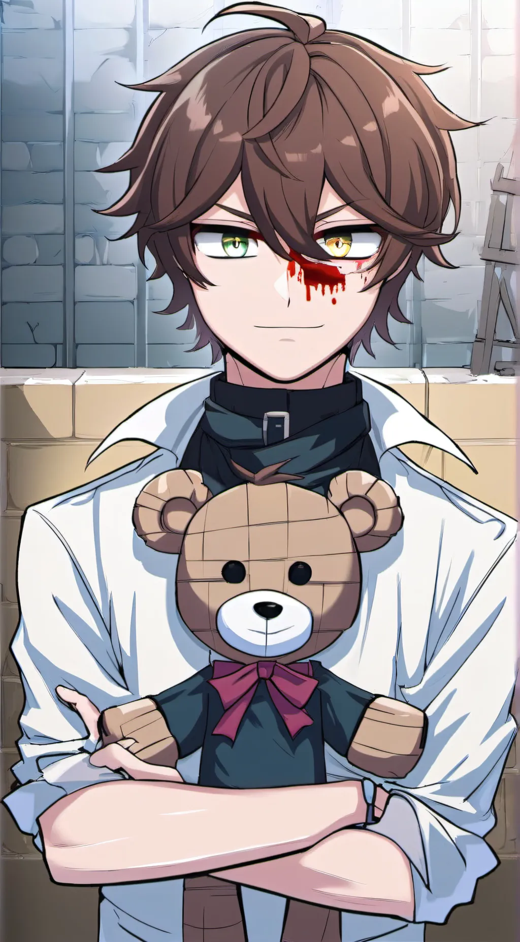 ai character: Evan afton background