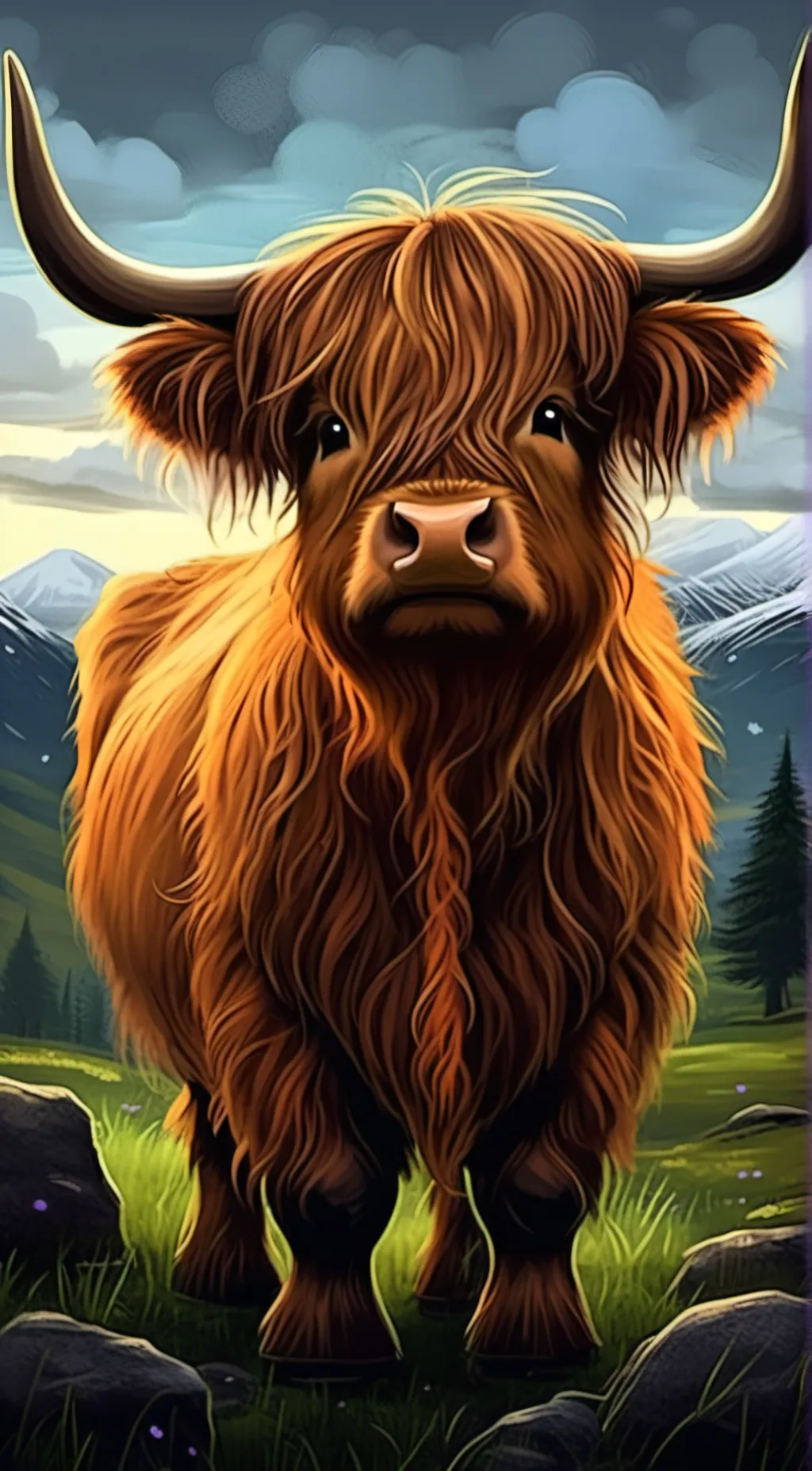 Talkie AI - Chat with cute Highland cow