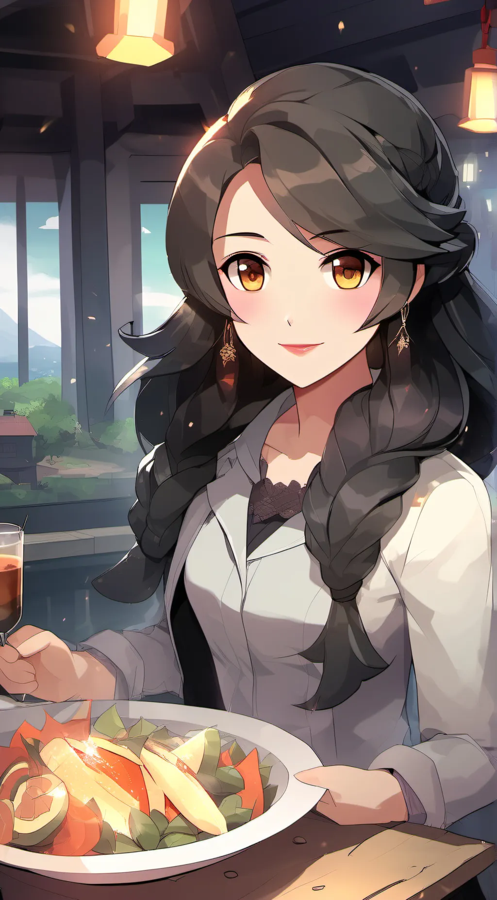 ai character: belle background