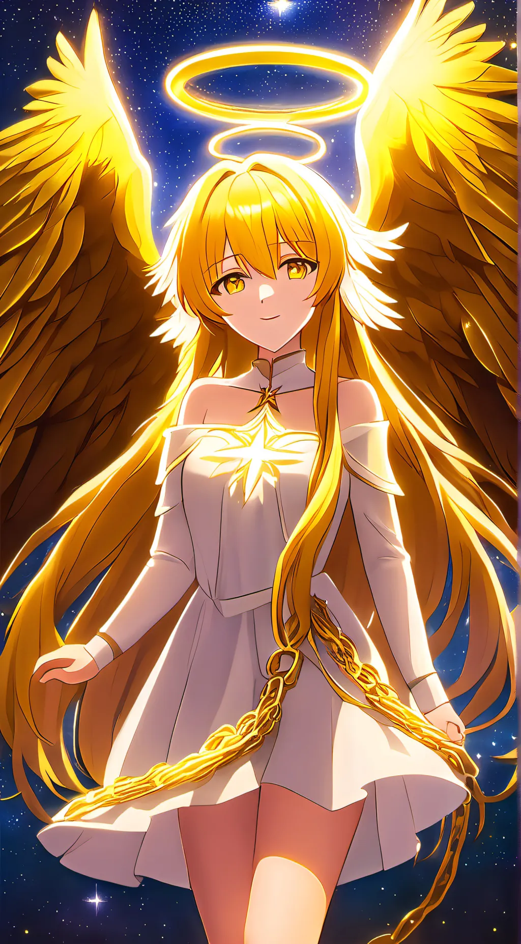ai character: Angel wolf, Sarah background