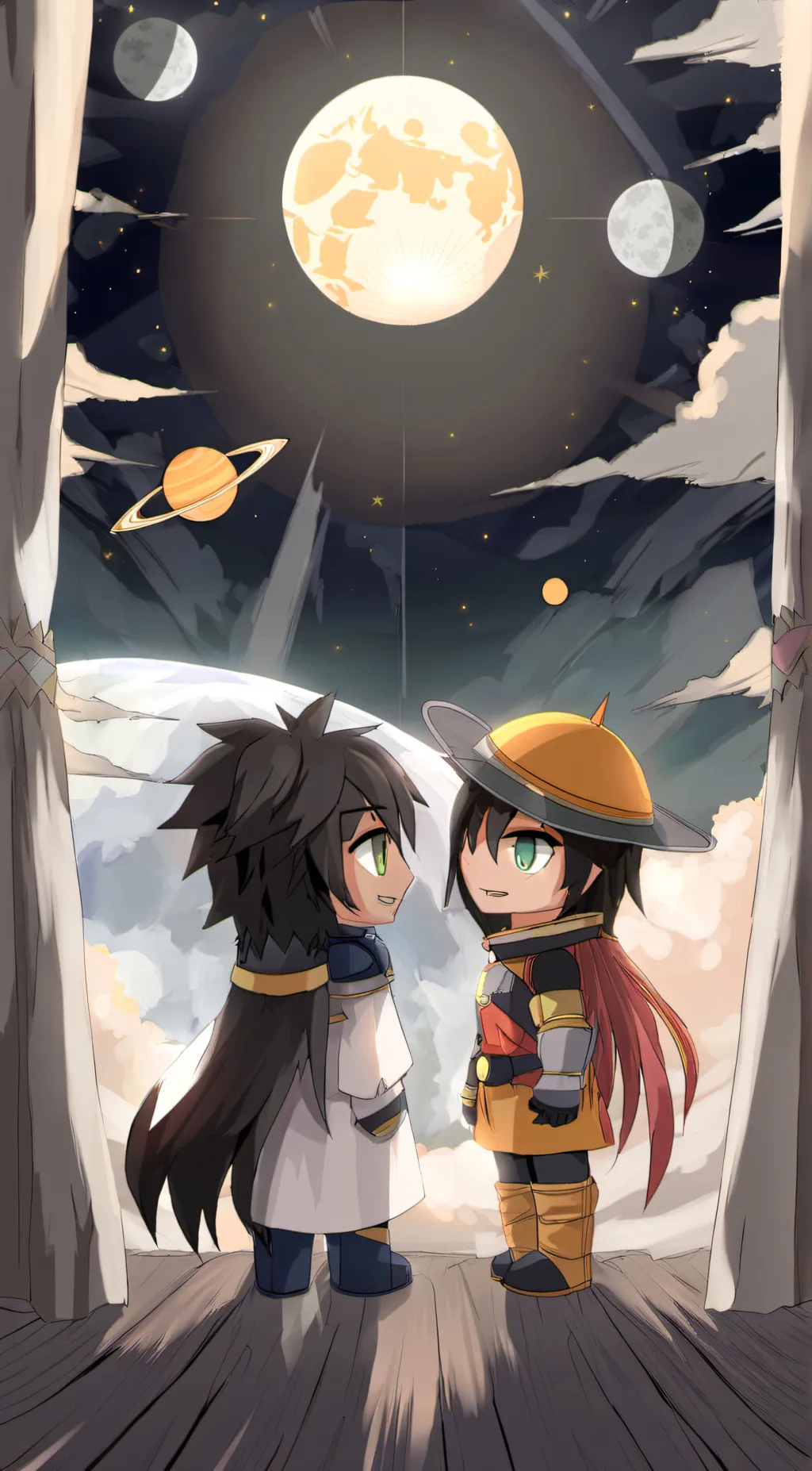 Talkie AI - Chat with Sun and moon fight