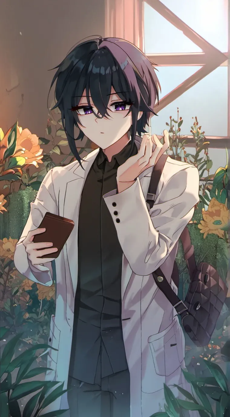 ai character: Kazuki Okiyama alt background