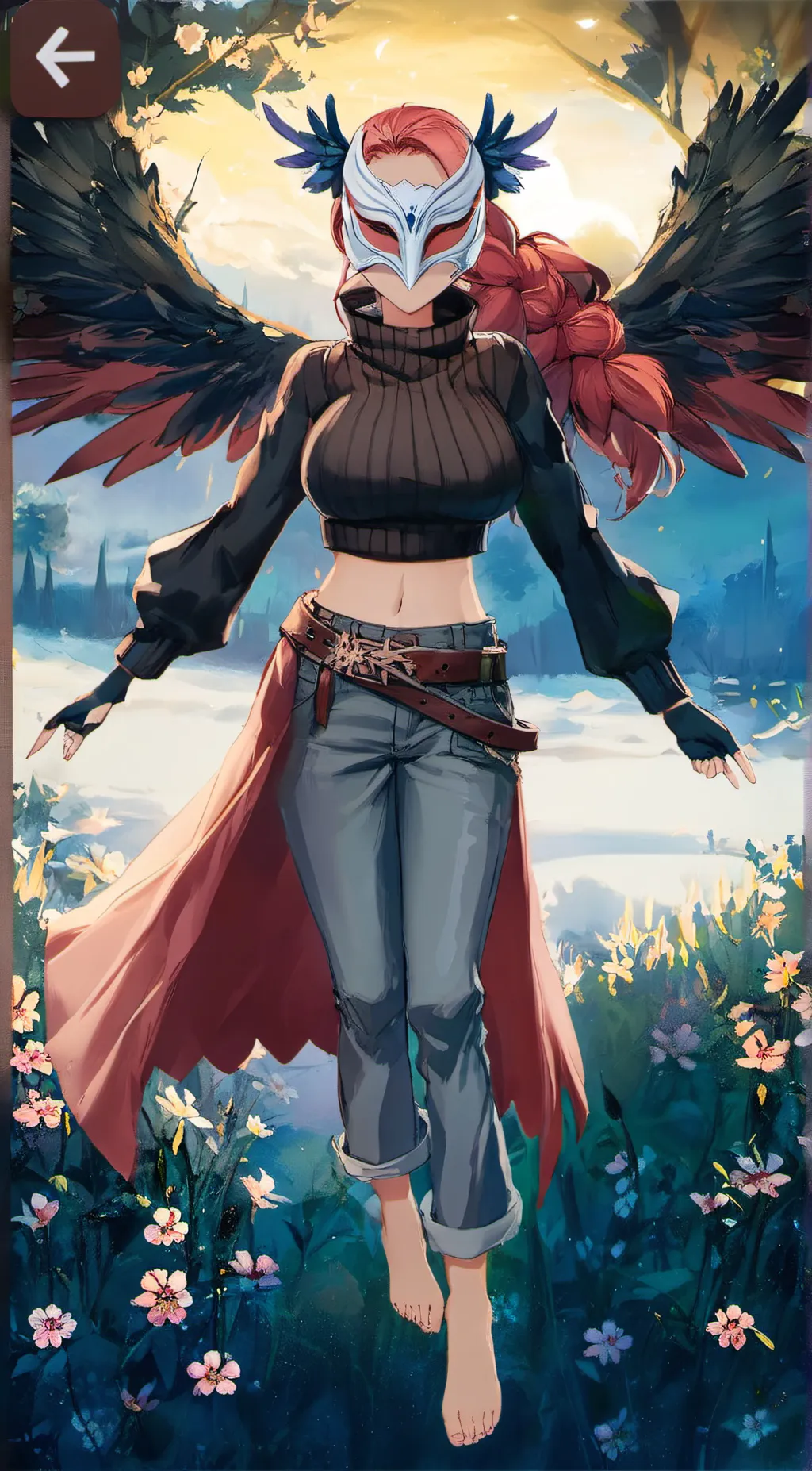 ai character: Haven  background