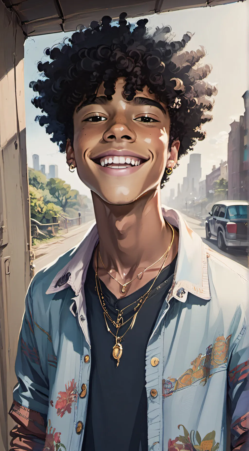 ai character: Mark background