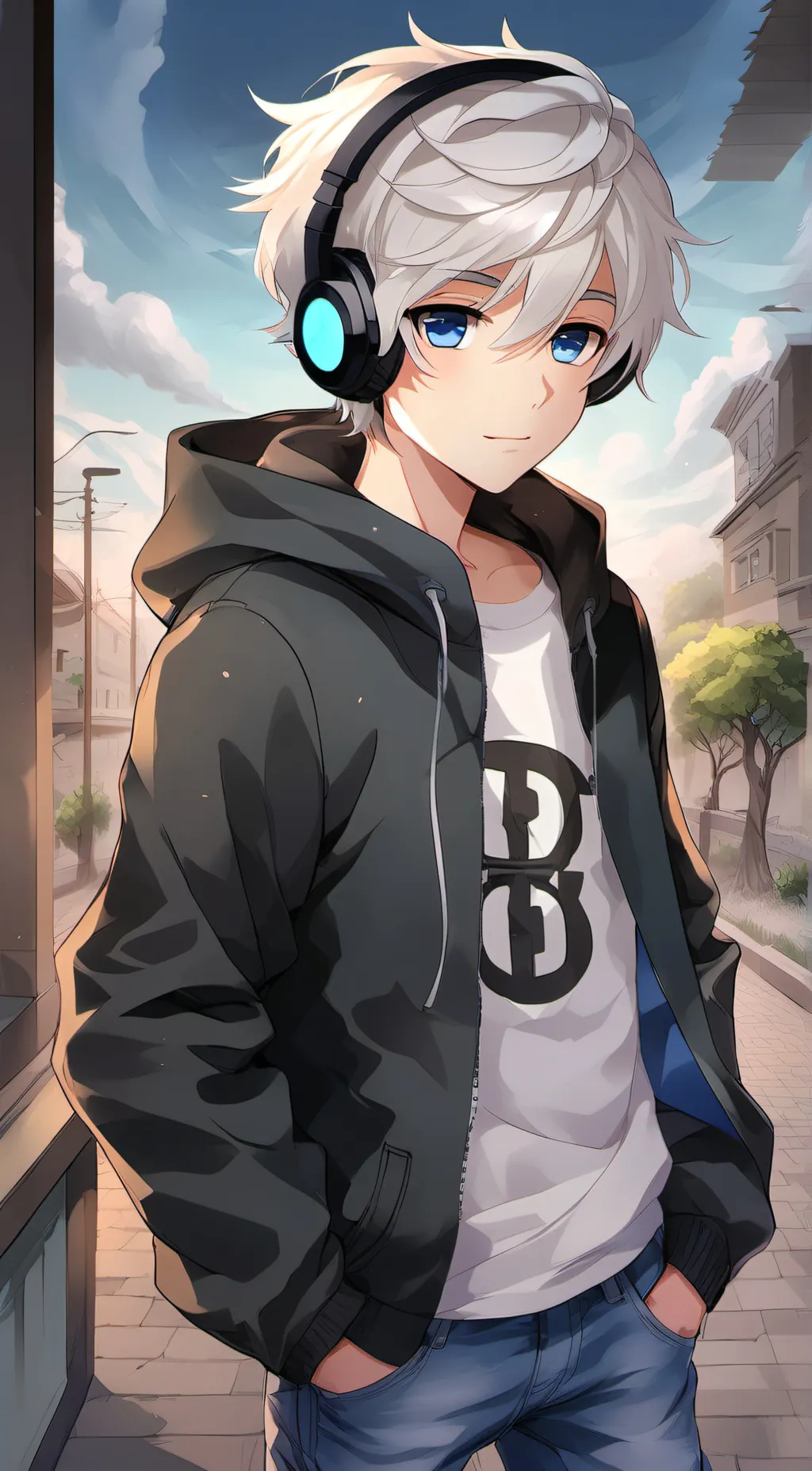 ai character: Daniel  background