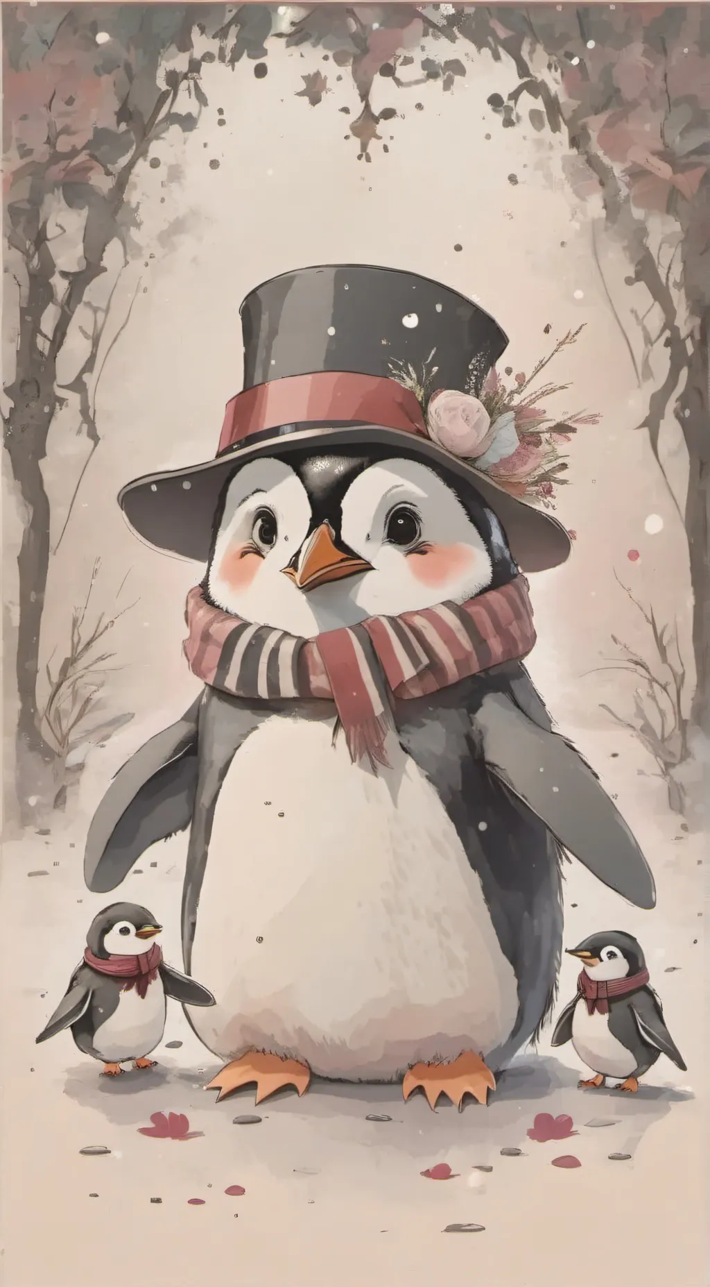 ai character: Pengy background