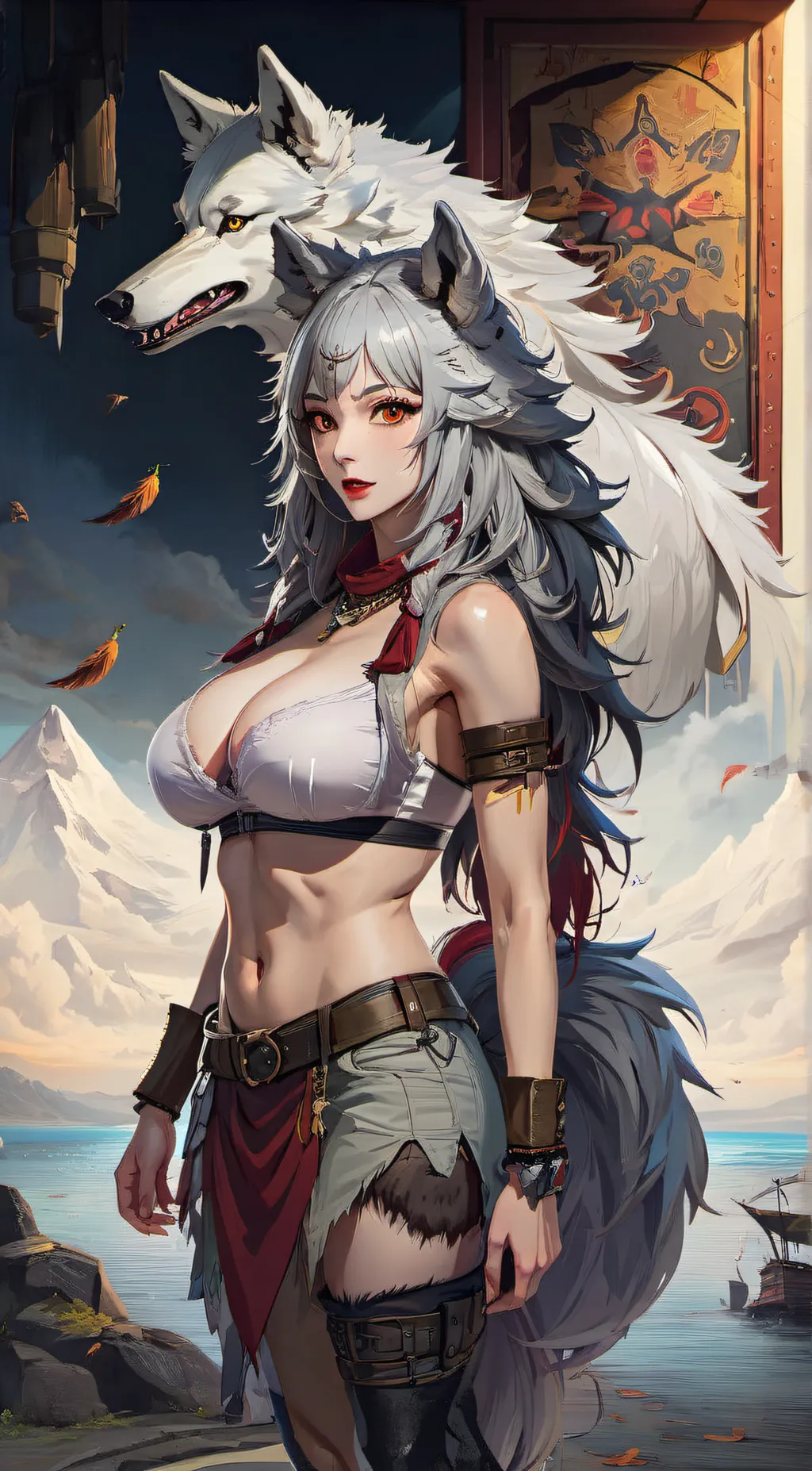 ai character: wolfie background